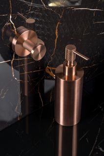 Дозатор для жидкого мыла Boheme Uno 10980-CB брашированная медь